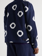 UNIVERSAL WORKS - Windcheater Printed Cotton Jacket - Blue