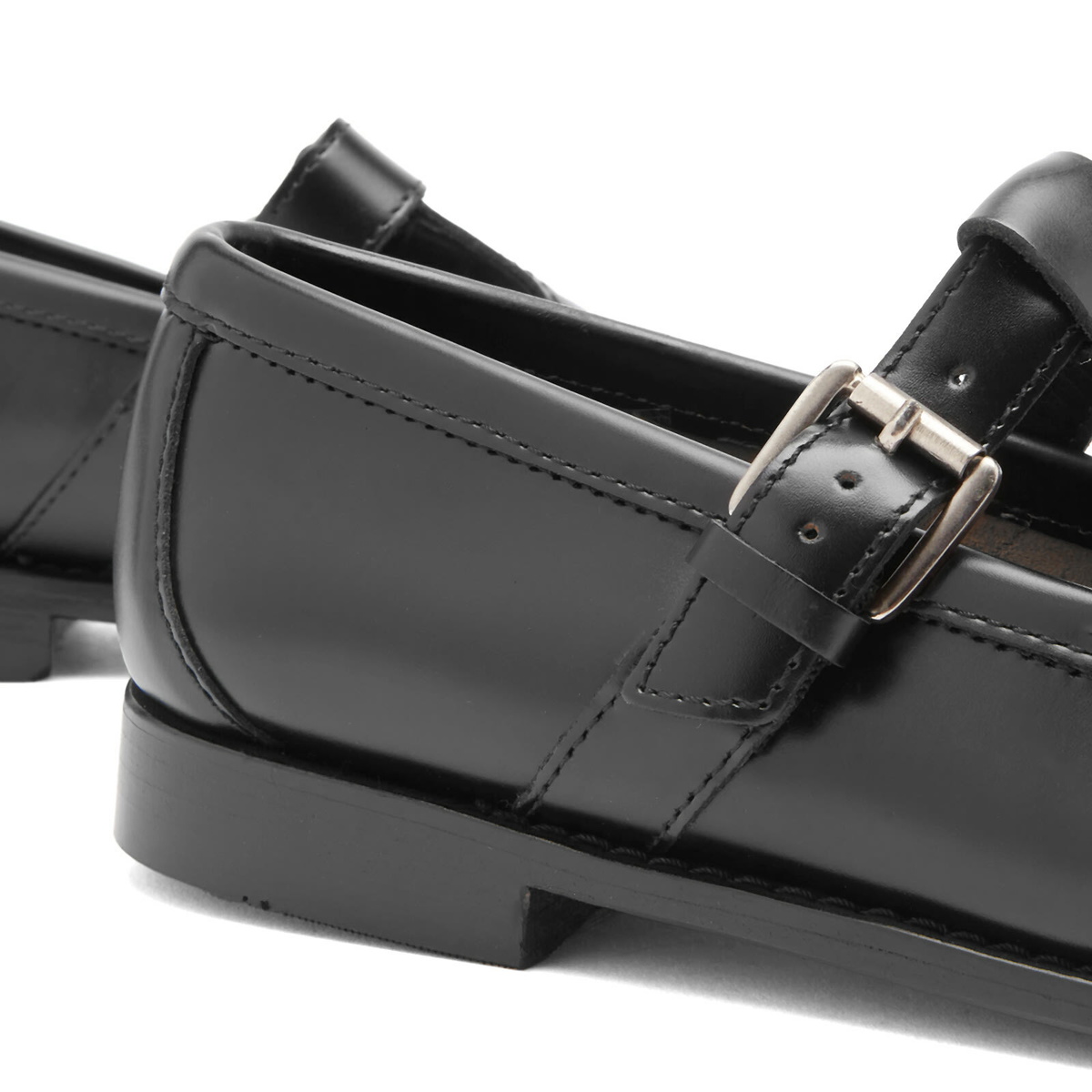 Bass Weejuns Women's Mary Jane in Black Leather