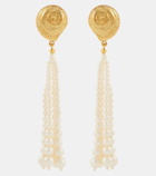 Jennifer Behr Marcelline faux pearl drop earrings