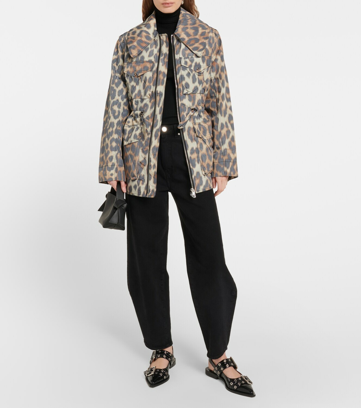 Ganni - Leopard-print jacket GANNI