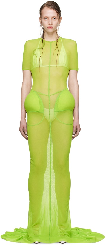 Photo: Jean Paul Gaultier Green Shayne Oliver Edition Maxi Dress