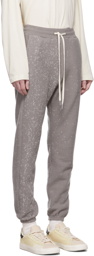John Elliott Grey Spec Wool LA Lounge Pants