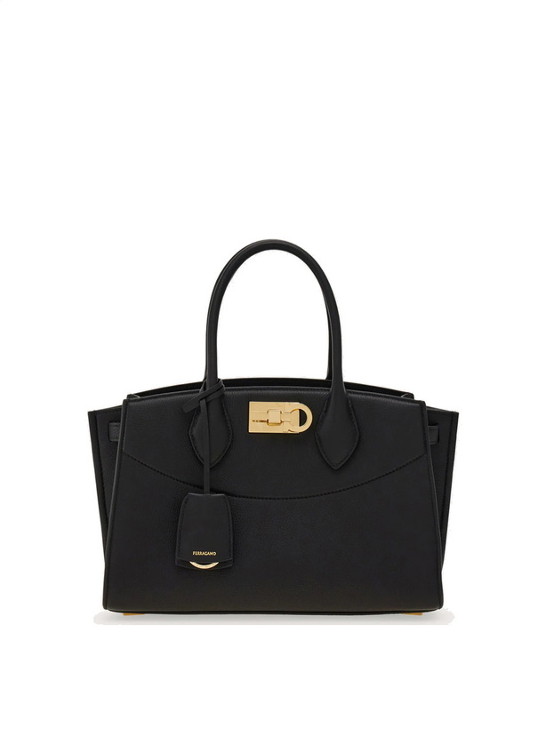 Photo: Ferragamo Womens New Ferragamo Studio Soft bag (M) in Black
