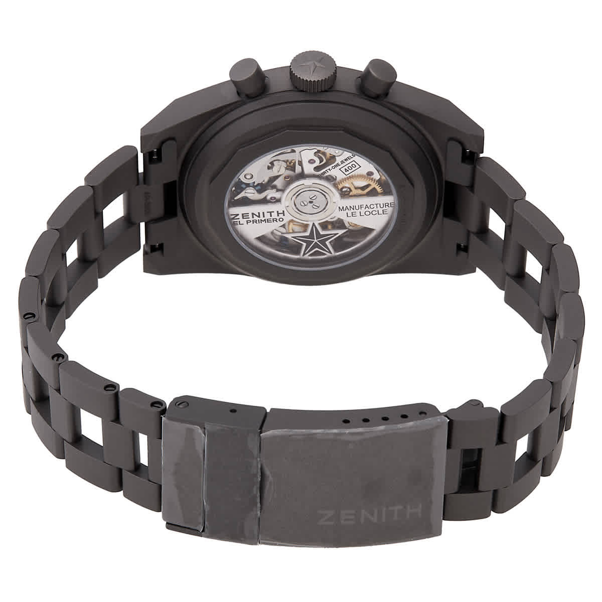 Zenith Chronomaster Revival Safari Chronograph Automatic Green Dial Mens Watch 97.T384.400/57.M384