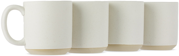 Photo: Lineage Ceramics White Big Mug, 4 pcs