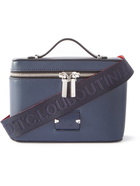 Christian Louboutin - Kepipouch Rubber-Panelled Full-Grain Leather Messenger Bag