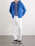 Visvim - Jumbo Cotton-Jersey Zip-Up Hoodie - Blue
