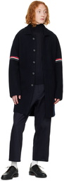 Thom Browne Navy Straight Leg Trousers