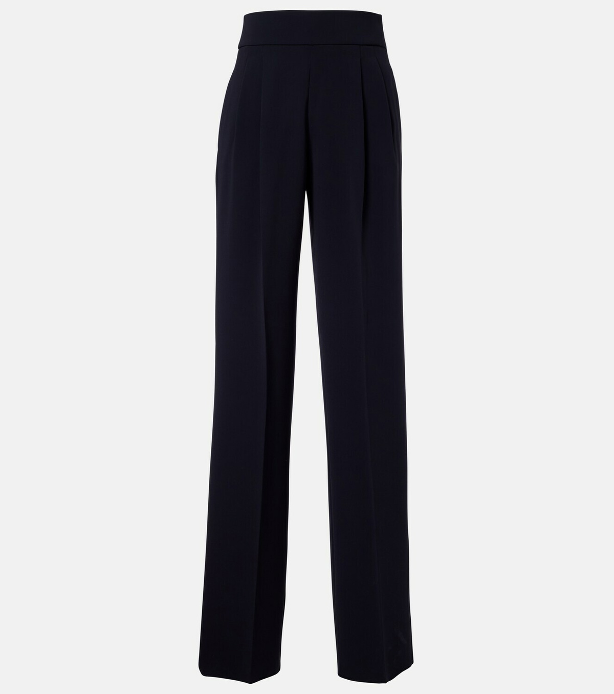 Max Mara Pleated cady straight pants