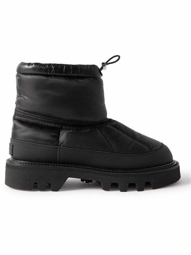 Photo: Sacai - Quilted Shell Boots - Black