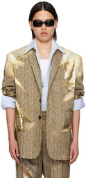 Y/Project Beige Sun Bleached Blazer