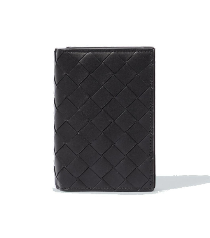 Photo: Bottega Veneta Intrecciato Medium leather bi-fold wallet