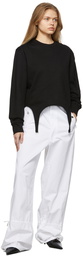 Dion Lee Black Garter Sweatshirt