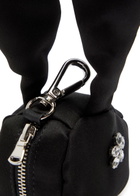 Simone Rocha Hare Embellished Satin bag Charm - Black - One Size