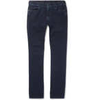 Canali - Stretch Cotton and Cashmere-Blend Denim Jeans - Men - Indigo
