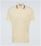 Gucci GG embroidered polo top