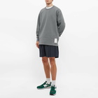 Norse Projects Men's Fraser Tab Series Crew Sweat in Magnet Grey