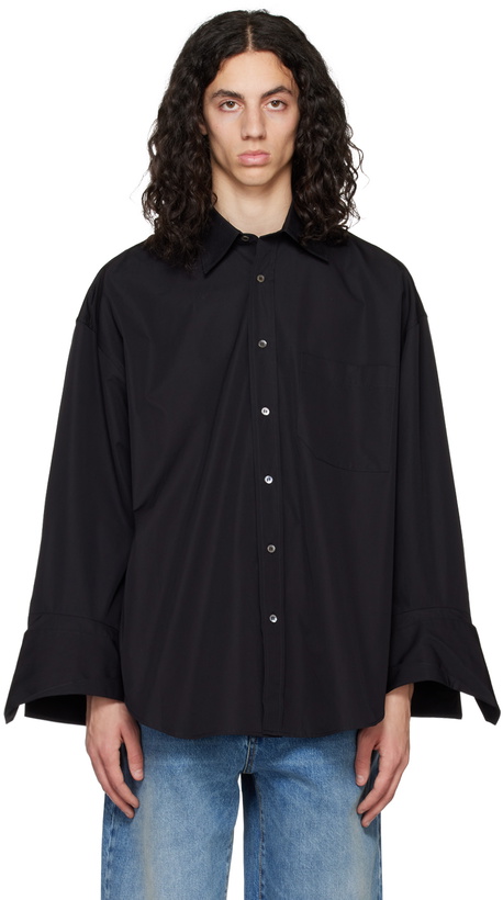 Photo: Marina Yee Black Maxi Shirt