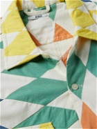 BODE - Lonestar Patchwork Cotton Shirt - Neutrals