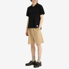 Universal Works Men's Pique Vacation Polo in Black