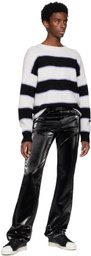 99%IS- White & Black 'N' Sweater