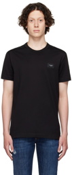 Dolce & Gabbana Black Cotton T-Shirt