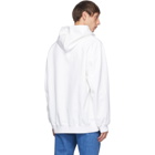 Doublet White Thank You Hoodie