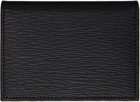 Ferragamo Black Gancini Credit Card Holder