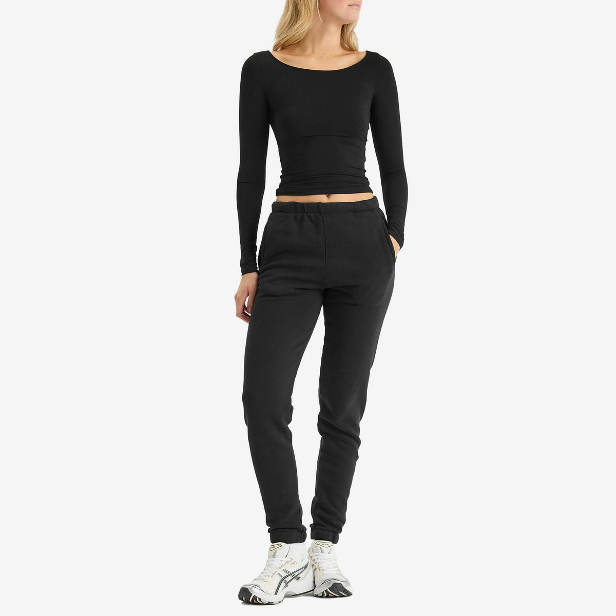 Joah Brown Women's Empire Sweatpants in Black