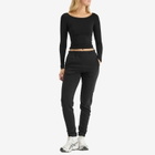 Joah Brown Women's Empire Sweatpants in Black