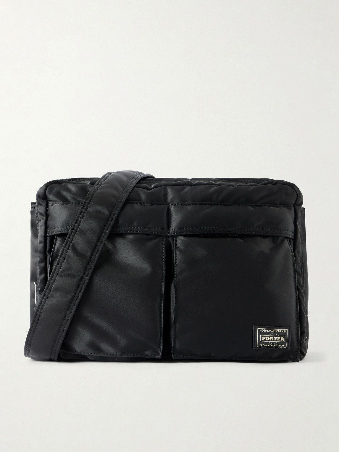 Porter-Yoshida and Co - Tanker Sling Twill Messenger Bag - Black