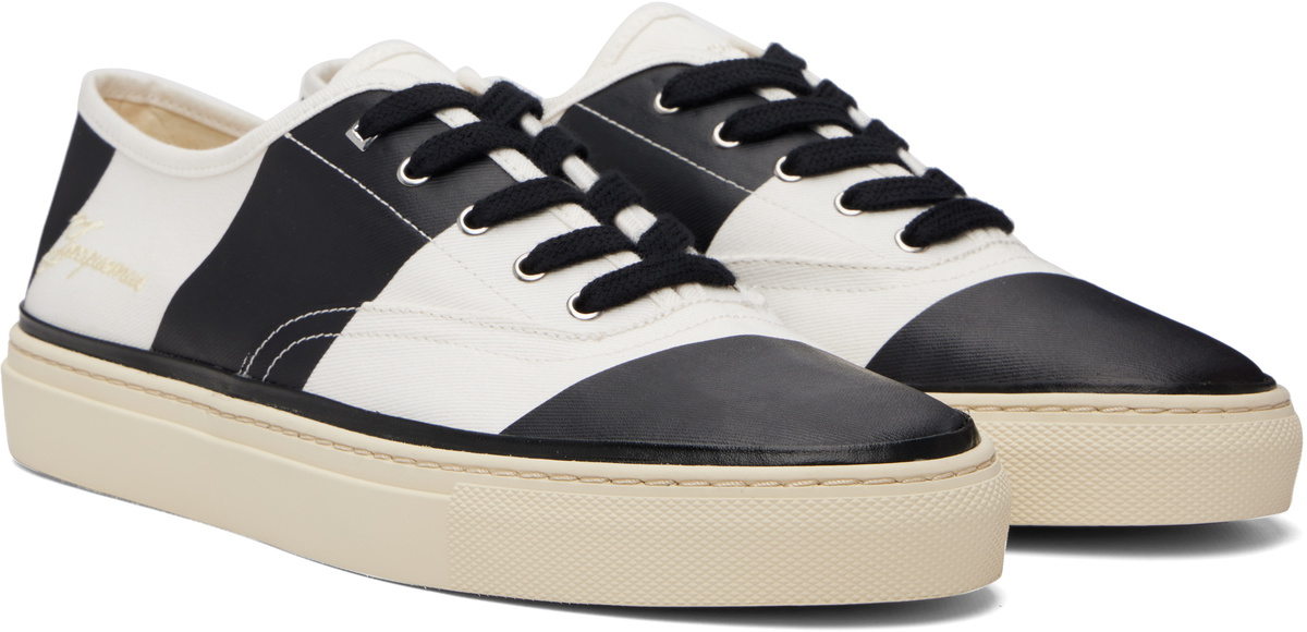 JACQUEMUS White & Black 'The Féfé' Sneakers