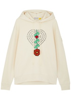 Moncler Genius 1 Moncler JW Anderson Hooded Cotton Sweatshirt Beige