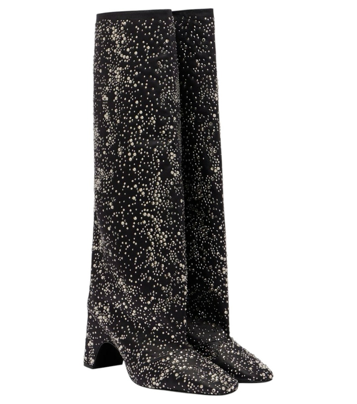Photo: Coperni Embellished knee-high boots