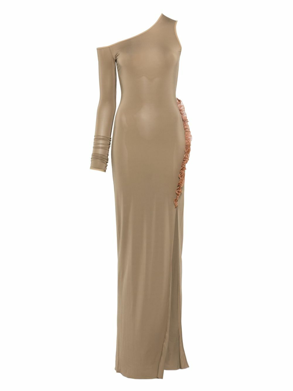 Nensi Dojaka Tulle-trimmed sequined gown Nensi Dojaka