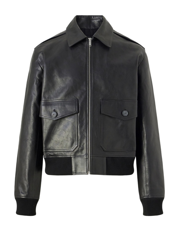 Photo: A.P.C. - Gael Leather Jacket - Black