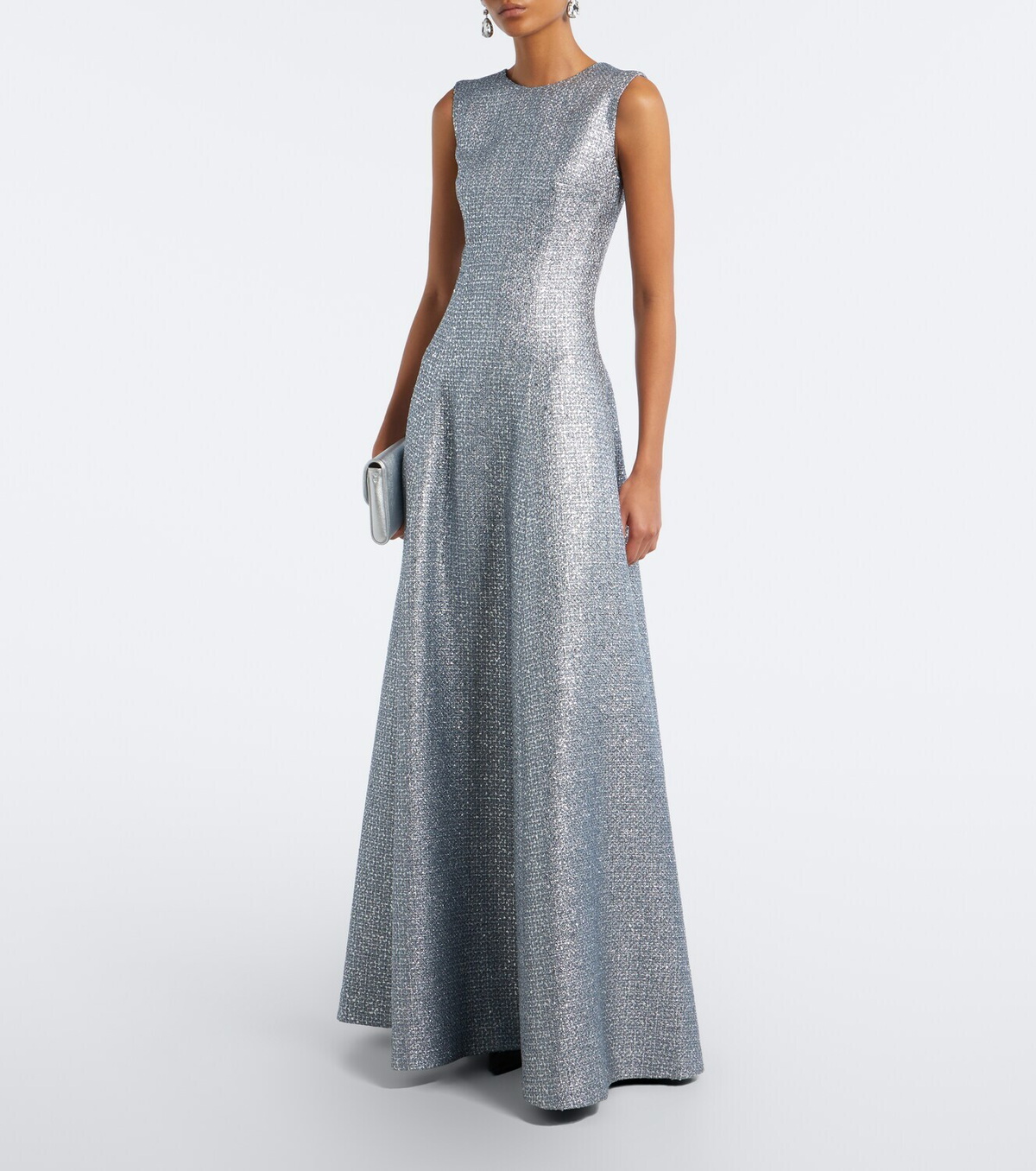 Emilia Wickstead Nodin tweed gown