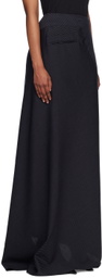 Ottolinger SSENSE Work Capsule – Navy Multiline Maxi Skirt