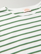 Armor Lux - Striped Cotton-Jersey T-Shirt - Green