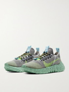 NIKE - Space Hippie 01 Recycled Stretch-Knit Sneakers - Gray