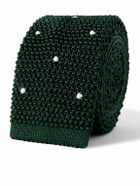 Sid Mashburn - 5.5cm Polka-Dot Knitted Silk Tie
