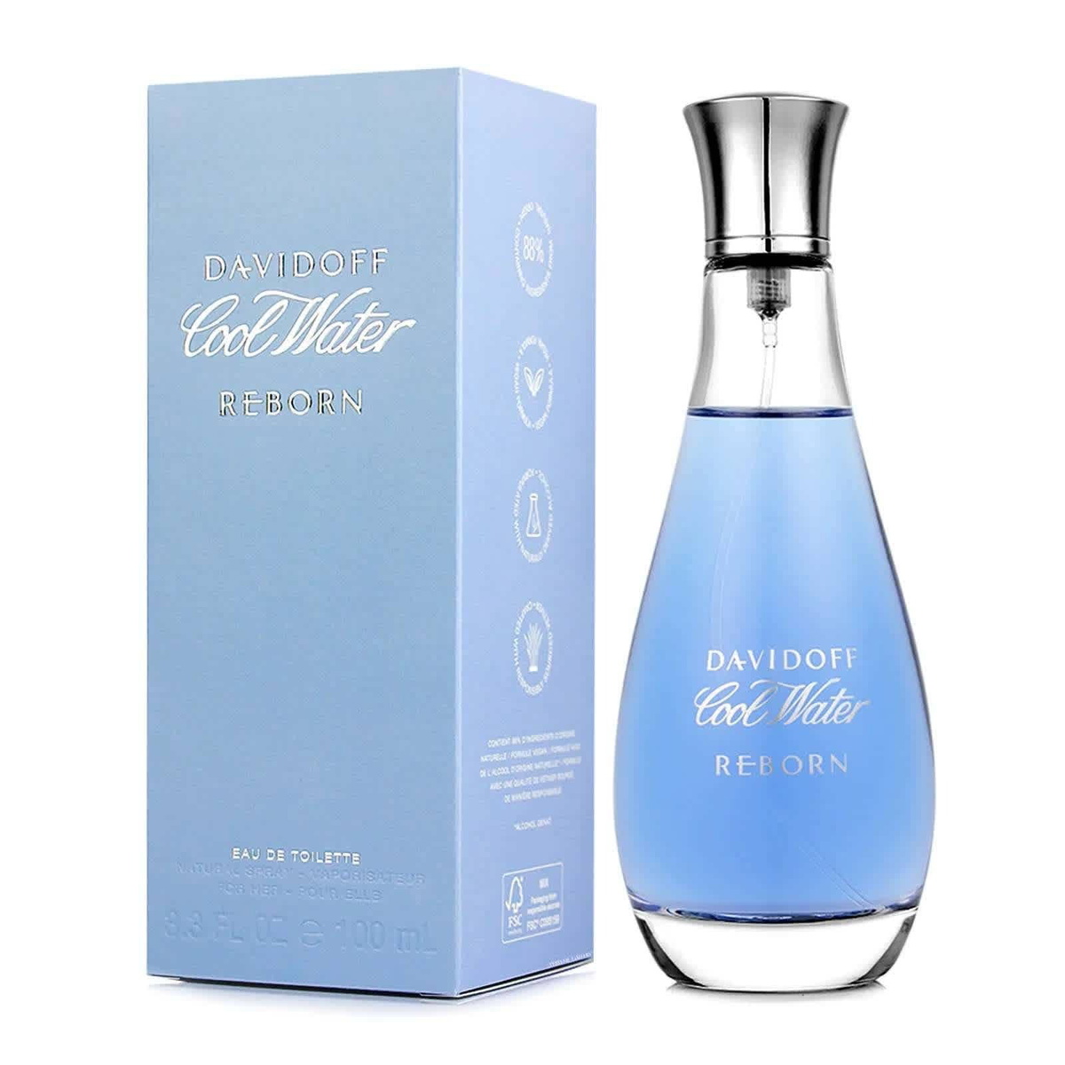 Davidoff Ladies Cool Water Reborn EDT Spray 3.38 oz Fragrances 3616302038398