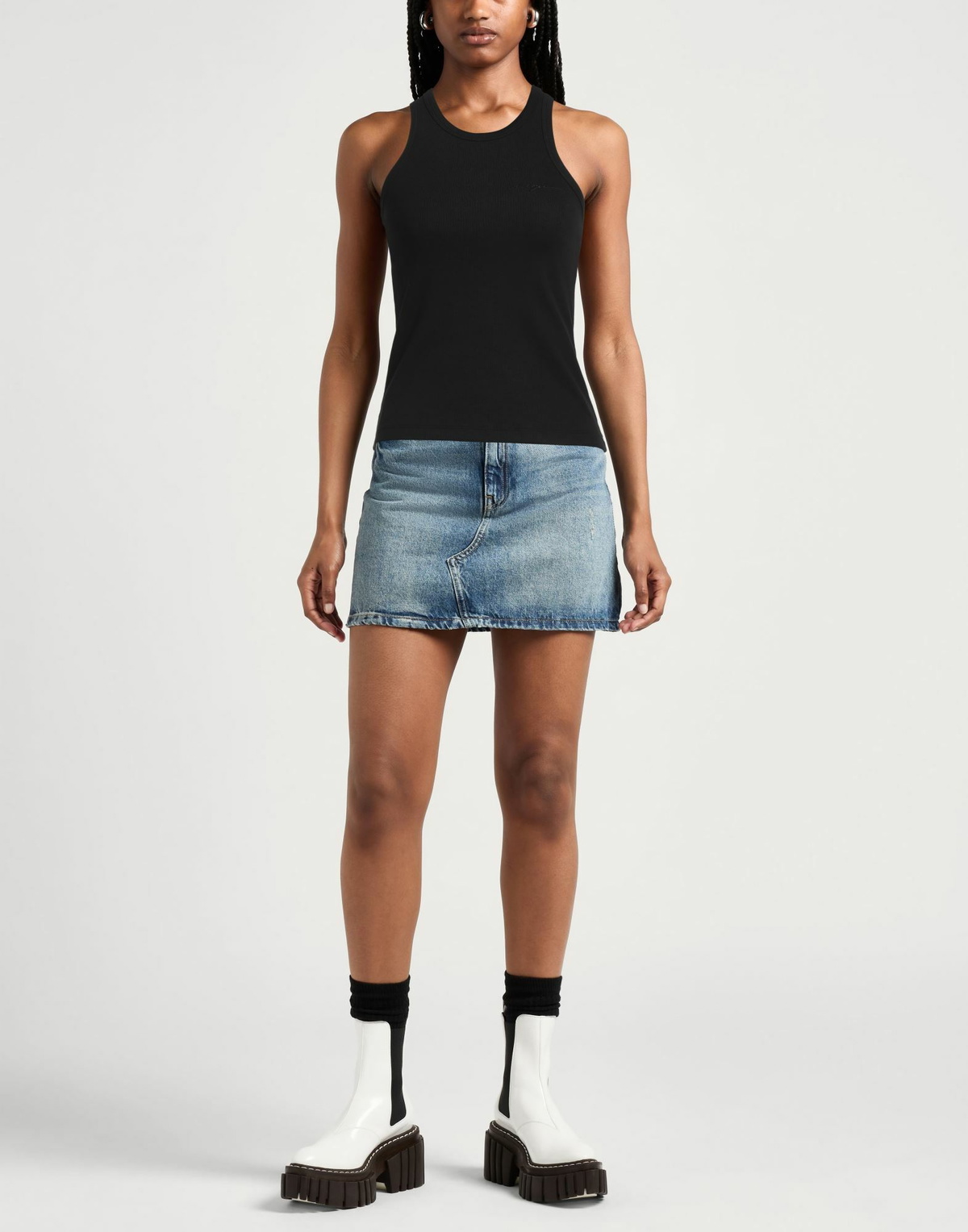 Msgm Womens Tank top in Black