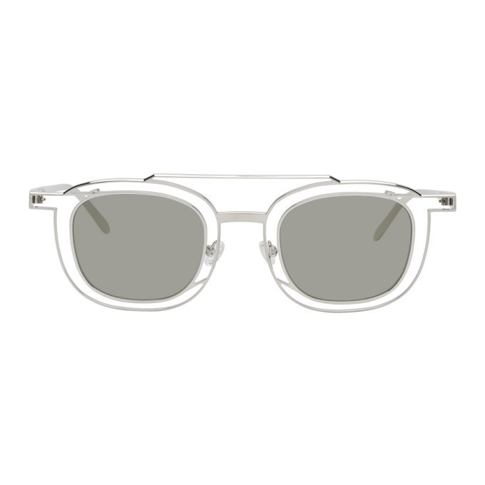 Photo: Thierry Lasry Silver and Grey Gendery Sunglasses