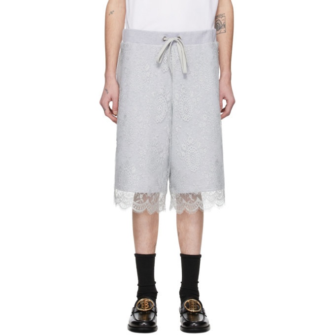 Photo: Burberry Grey Chantilly Lace Shorts