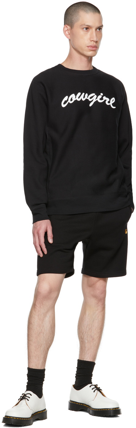 Cowgirl Blue Co Black Big Script Sweatshirt