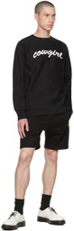 Cowgirl Blue Co Black Big Script Sweatshirt