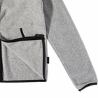 Napapijri Men's Tear Box Logo Fleece Jacket in Grey Melange