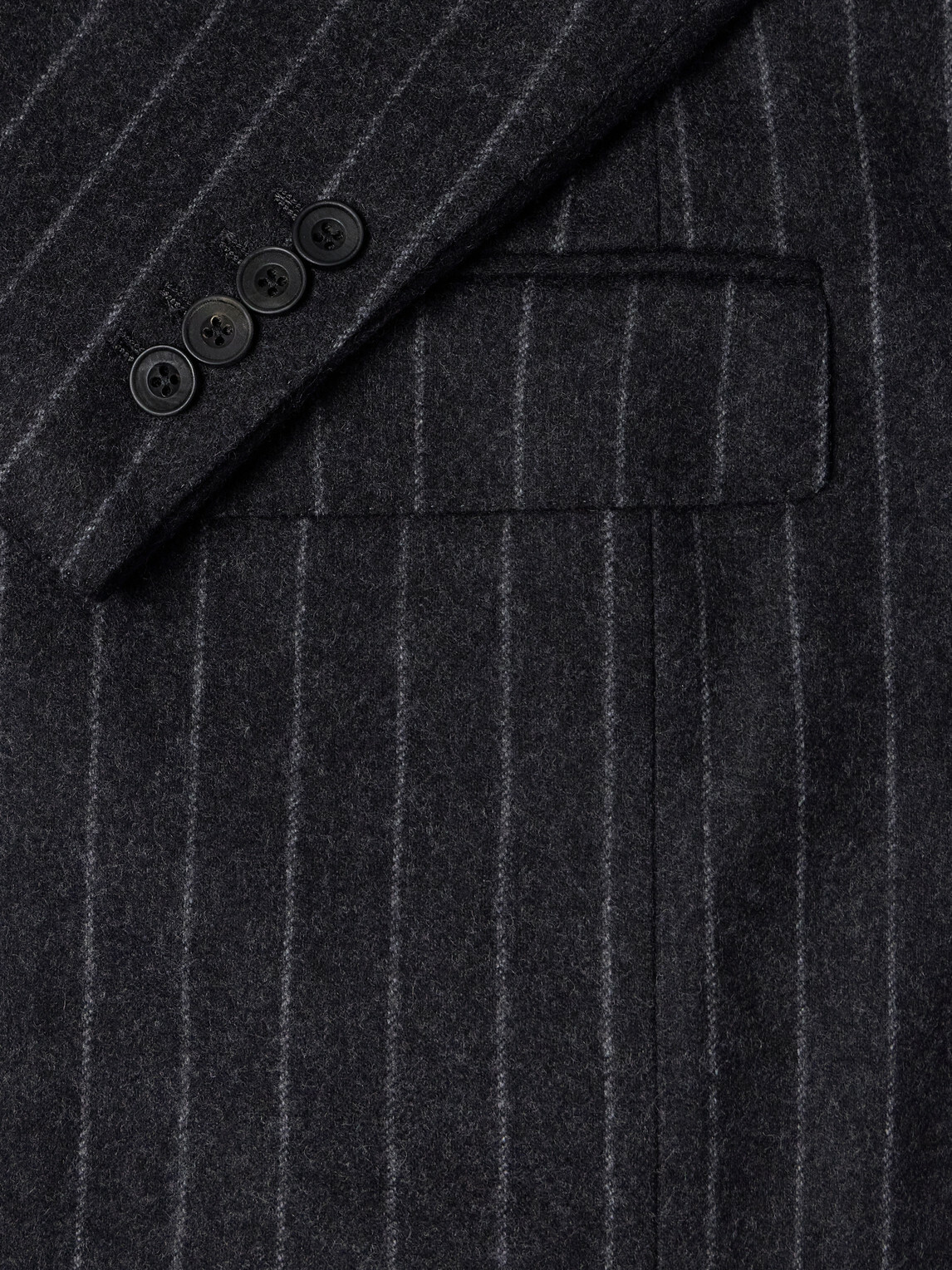 Rubinacci - Pinstriped Virgin Wool-Flannel Suit - Gray