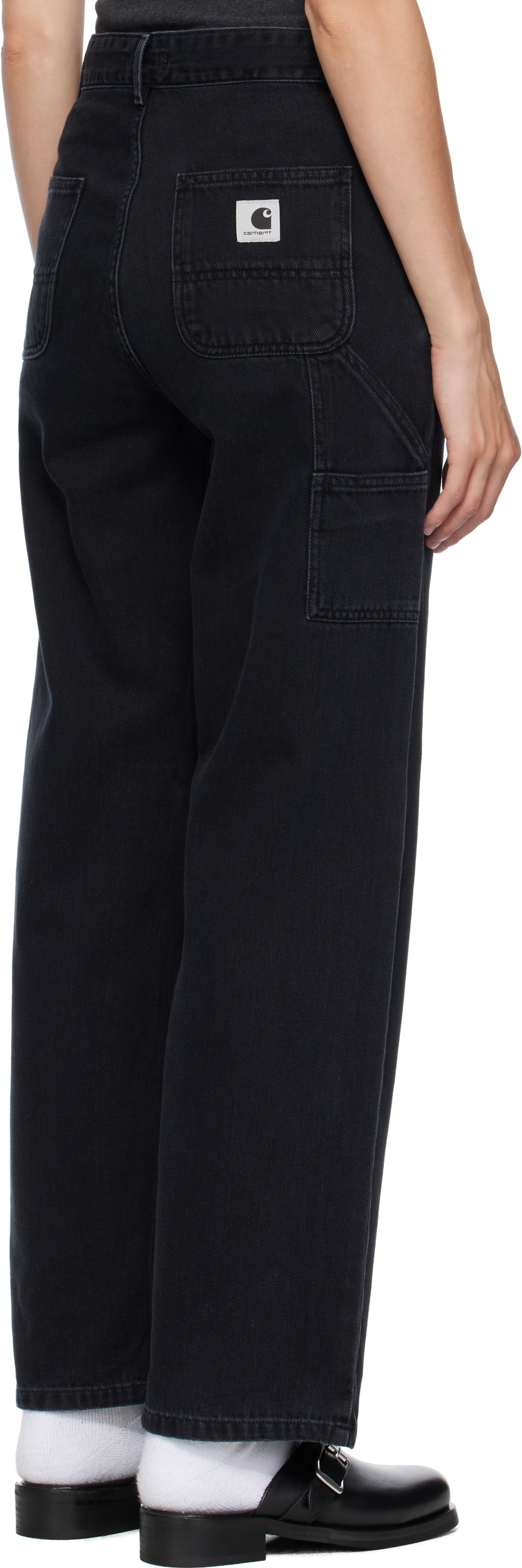 Carhartt Work In Progress Black Pierce Straight Jeans
